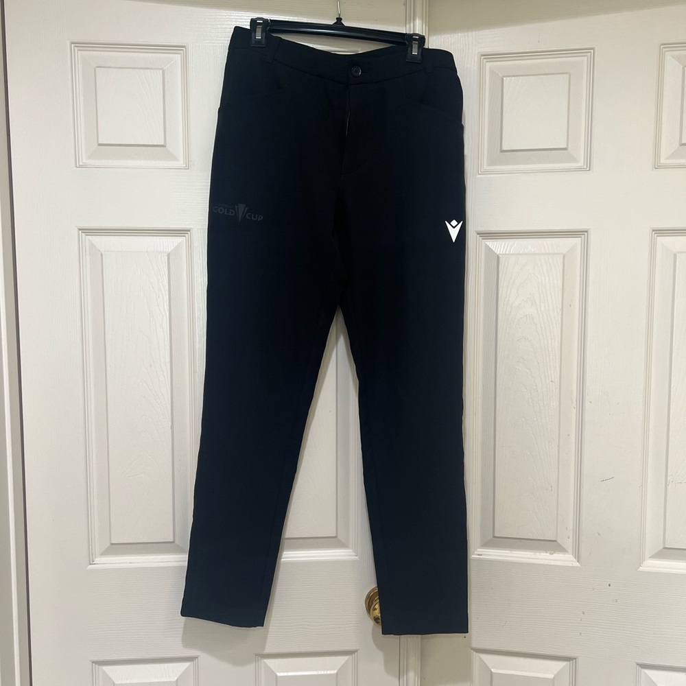 MACRON DELANEY REFEREE‎ Black PANTS BASKETBALL Size Small